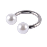 Daiiibabyyy Women Lips Rings Y2K Piercing Body Studs Piercing Pin Jewelry Piercing Clip On mouth Ring Metal Goth Cool 90s Style Lip Ring
