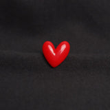 Daiiibabyyy 2Pcs Cartoon Red Small Heart Enamel Brooch Pins Cute Women Brooch Denim Jackets Lapel Pin Decoration Badge Fashion Jewelry Gift