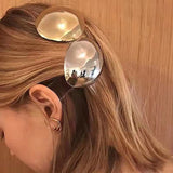 French Barrette Spring Hair Clips 2022 Irregular Width Curved Metal Automatic Clip Hairpin For Women Hair Accessories Jewelry daiiibabyyy