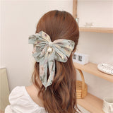 Elegant Women Sweet Bow Pearl Hair Pins Cute Women's Duckbill Clip Back Hair Hairwear Jewelry Accessories Wholesale daiiibabyyy