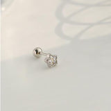 Daiiibabyyy Mini Colorful Star Flat Ear Piercing Lobe Stud Earrings for Women Y2k 2000s Aesthetic Ear Cartilage Tragus Body Jewelry KAE245