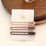 Daiiibabyyy Fashion Candy Color Hair Sticks for Women Shell Hair Clip Pins Minimalist U Shape Girls Hairpins Hair Bun Maker Headwear