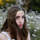 Daiiibabyyy New Chain Hairpins for Women Shell Pearl Butterfly Tiara Tassel Hair Clips Barrettes Braided Headband Ponytail Hair Accessories