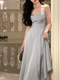 Female Prom Clothes Summer New Elegant Spaghetti Strap Vestidos Slim Mujer Evening Wedding Party Fashion Midi Dress For Women