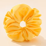 Daiiibabyyy Oversized Scrunchies  Smooth Satin Scrunchie Big Rubber Hair Ties Women Elastic Hair Bands for Girs Ponytail Hold Rope Headdress