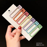 Cute frosted geometric edge clip bb clip bangs clip hairpin Japanese hair accessories one-word clip headwear set