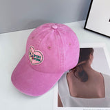 Daiiibabyyy Washed Cotton Baseball Cap For Men Women Fashion Letter Embroidery Baseball Hat Casual Hip Hop Caps Vintage Snapback Bone