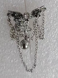 Chain Belly Button Ring Dangle Navel Piercing Ring Snake Belly Ring Zircon Navel Ring Body Piercing Jewelry Umbilical Pircing daiiibabyyy