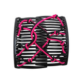 Vintage Creative Magic Hair Comb Elastic Rope Disc Hair Clip For Women Headwear Hair Comb Hair Clip Fashion Hair Accessoriees daiiibabyyy