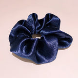 Daiiibabyyy New Hair Scrunchie Satin Headband for Women Solid Color Hair Rope Elastic Hair Rings Girls Hair Accessories Korean Headwear