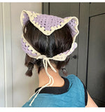 Daiiibabyyy Fashion Crochet Knitted Woolen Hair Bands Women Girls Solid Headbands Vintage Turban Bandage Bandanas Hairbands Hair Accessories