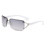 Daiiibabyyy Luxury Italy Gradient Sunglasses Women High Quality Fashion Punk Y2K Cycling Sports Sun Glasses Men Diamond Goggle Shades UV400