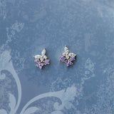Daiiibabyyy Simple Crystal Stud Earrings for Women Squares Ear Piercing Cartilage Lobe Rook Tragus Helix Flat Body Jewelry for Girls KAE337