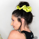 Daiiibabyyy Oversized Scrunchies  Smooth Satin Scrunchie Big Rubber Hair Ties Women Elastic Hair Bands for Girs Ponytail Hold Rope Headdress