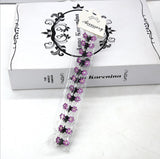 Daiiibabyyy 12 Pcs Butterfly Diamond Plum Hair Clips Mini Hairpin Small Flowers Hair Clip Bangs for Children Crystal Girls Hair Accessories