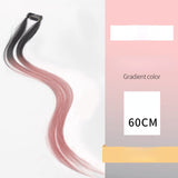 Daiiibabyyy Women Hair Extension Tools Seamless Braided Hair Rope Ponytail Braid Twist Color Hanging Ear-dye Hair Pieces Hanging Ear-dye Wig