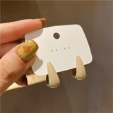 2022 New Vintage Beige Khaki Geometric Resin Chic Drop Earrings Fashion Wedding Jewelry Party Dangle Earring Brincos For Women daiiibabyyy