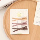 Daiiibabyyy Fashion Candy Color Hair Sticks for Women Shell Hair Clip Pins Minimalist U Shape Girls Hairpins Hair Bun Maker Headwear