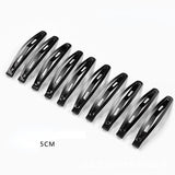 Daiiibabyyy 10pcs/set High Quality Black BB Clip Metal Hair Barrettes Hairpins Broken Hair Fixed BB Clip Womens Hairgrip Styling Accessories