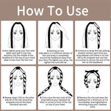 Daiiibabyyy For Hair Styling Tool DIY Heatless Curling Rod Headband No Heat Hairs Curlers Lazy Rollers Sleeping Soft Curl Bar Wave Formers
