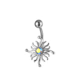 Snake Belly Button Ring Dangle Navel Piercing Ring Heart Belly Ring Zircon Navel Ring Body Piercing Jewelry Umbilical Pircing daiiibabyyy