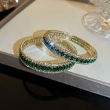 Daiiibabyyy Lots Bracelet For Women Lnlaid Colored Zircon Emerald Unisex  Luxury Jewelry Free Shipping New Users Bonus