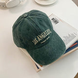 Daiiibabyyy Washed Cotton Baseball Cap For Men Women Fashion Letter Embroidery Baseball Hat Casual Hip Hop Caps Vintage Snapback Bone
