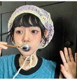 Daiiibabyyy Fashion Crochet Knitted Woolen Hair Bands Women Girls Solid Headbands Vintage Turban Bandage Bandanas Hairbands Hair Accessories