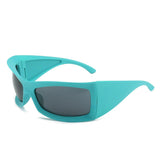 Daiiibabyyy Punk Y2k Sunglasses 2023 New Women Men Designer Sport Sun Glasses Oversied Big Frames Shades Female UV400 Goggle Eyewear Oculos
