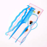 Daiiibabyyy 1 Set Charming French Style Women Girls DIY Sponge Hair Braider Plait Hair Twist Braiding Tool Hair Styling Tools 3 Style