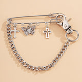 NEW Cross Butterfly Tassel Pendant Boot Shoe Chain Jewelry for Women Unisex 2022 Trendy Anklet Chain Party Jewelry daiiibabyyy
