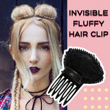 Daiiibabyyy Invisible Fluffy Hair Pad Sponge Clip Kawaii Puff Hair Head Cushion Bun Bump It Up Volume Hair Base Women Girls Hair Accessory daiiibabyyy