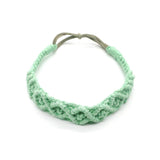 Hand Braided Hairband Elastic Headband Boho Cotton Rope Hairband Women Girl Hair Accessories Sports Hair Band