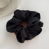 Daiiibabyyy Oversize Scrunchies Elastic Hair Ties Women Girls Big Silk Hair Bands Satin Hair Rubber Bands Ponytail Holder Hair Accessories