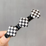 Daiiibabyyy Double Layer Bangs Hair Clip Black Headwear Women Girl Cute Barrettes Hairgrip Styling Braided Fashion Hairpins Hair Accessories