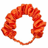 Daiiibabyyy 2023 Big Ruched Headband Bezel Lady Simple Solid Color Satin Wrinkled Hair Hoop Hairband Headband Hair Accessories for Women
