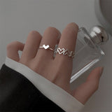 Daiiibabyyy Gothic Silver Color Frog Snake Rings Set Punk Animals Geometric Rings for women Jewelry Accessories