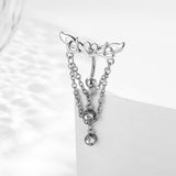 Snake Belly Button Ring Dangle Navel Piercing Ring Heart Belly Ring Zircon Navel Ring Body Piercing Jewelry Umbilical Pircing daiiibabyyy