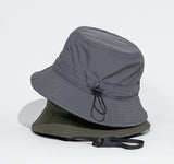 Daiiibabyyy Quick-drying Bucket Hat for Men Summer Foldable Beach Fisherman Hat Casual Sunshade Cap Sunscreen Streetwear Bob Hats for Women