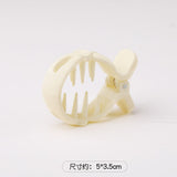 Daiiibabyyy Coiled Hair Clip High Ponytail Fixed Artifact Horsetail Shark Hairpin Behind The Head Female Hair Clip Claw Clip 2023 New
