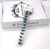 Daiiibabyyy 12 Pcs Butterfly Diamond Plum Hair Clips Mini Hairpin Small Flowers Hair Clip Bangs for Children Crystal Girls Hair Accessories