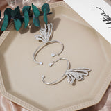 Daiiibabyyy Fairy Female Ear Clips Butterfly Genie Earrings Women Tassel Earhooks Super Sweet Cute Luxury Accessories 2023 New Jewelry Gift