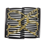 Vintage Creative Magic Hair Comb Elastic Rope Disc Hair Clip For Women Headwear Hair Comb Hair Clip Fashion Hair Accessoriees daiiibabyyy