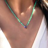 Daiiibabyyy Fashion evil eye Pendant Choker Necklace for Women Crystal Wedding Statement Jewelry Wholesale Gifts New zircon pendant for spri