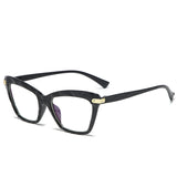 Daiiibabyyy Luxury Cat Eye Glasses Fashion Ladies Optical Spectacle Eyeglass Resting Lenses Decorative Eyewear Optical Glasses for Female