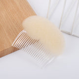 Daiiibabyyy 1pc Hair Styler Volume Bouffant Beehive Shaper Roller Bumpits Bump Foam on Clear Comb Xmas Gift Accessories Hair Styler Useful