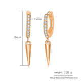 Daiiibabyyy Gold Color Piercing Pendant Hanging Earrings for Women Trend Rivet Sword Butterfly Ankh lobe Hoop Earing Ear Accessories Jewelry