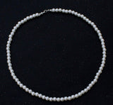 Daiiibabyyy Pearl Necklace for Men,Modern Pearl Necklace, Men's Necklace Pearl Jewelry,Gift For Men Women