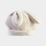 Soft comfortable rabbit ears knitted hat cute sweet girl winter pile pile hat winter outdoor leisure warm knitted hats for women