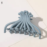 New Korean Fall And Winter Milk Tea Color Brown Acrylic Hair Claws Clips Multicolored Geometrical Matte Hair Clip Accessories daiiibabyyy